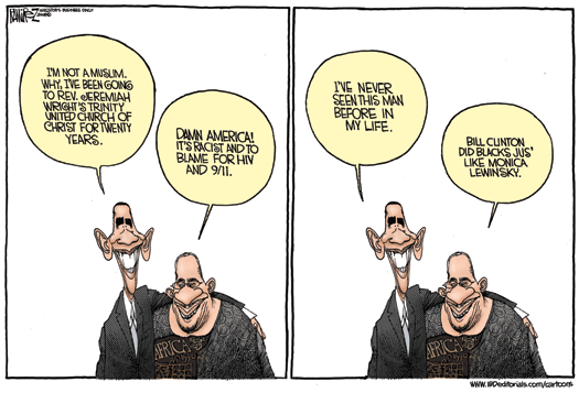 recent obama political cartoons. Obama has himself to blame for
